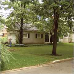 Before Garage Construction