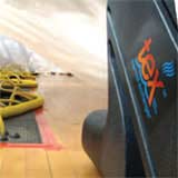 Wood floor drying